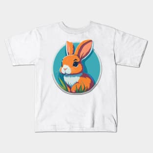 Rabbit Portrait Kids T-Shirt